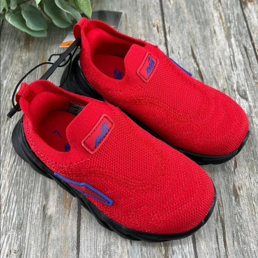 Baby Toddler Honeycomb Slip On Knit Sneakers Shoes Size 7